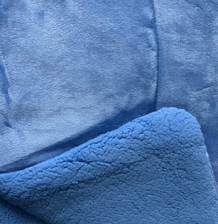 Edredom Pelo de Borrego Super Soft Azul