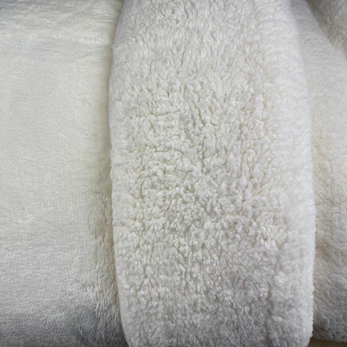 Edredom Pelo de Borrego Super Soft Pérola