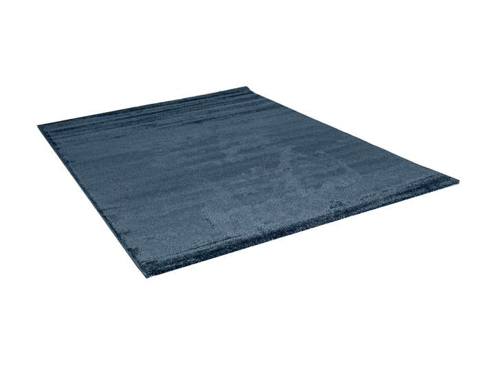 Tapete Liso Pelo Baixo Azul Escuro - Monaco