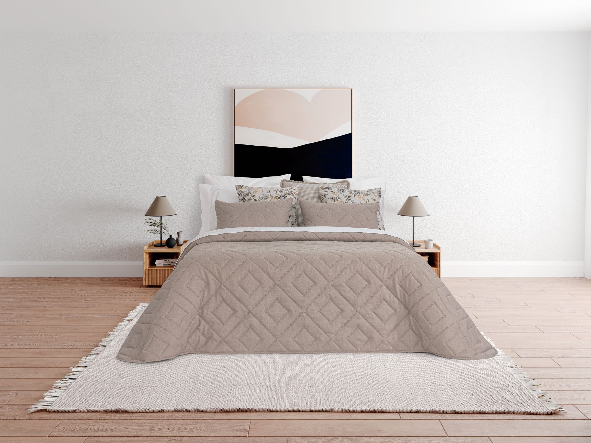 Colcha Pearl Taupe