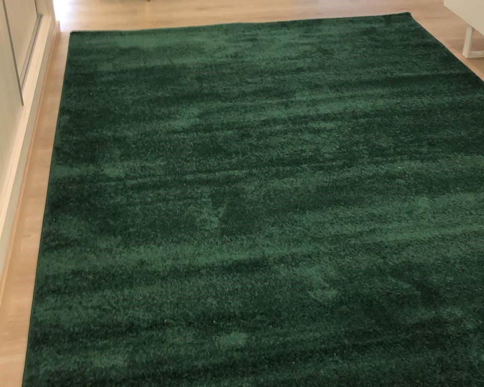 Tapete Liso Pelo Baixo Verde - Monaco