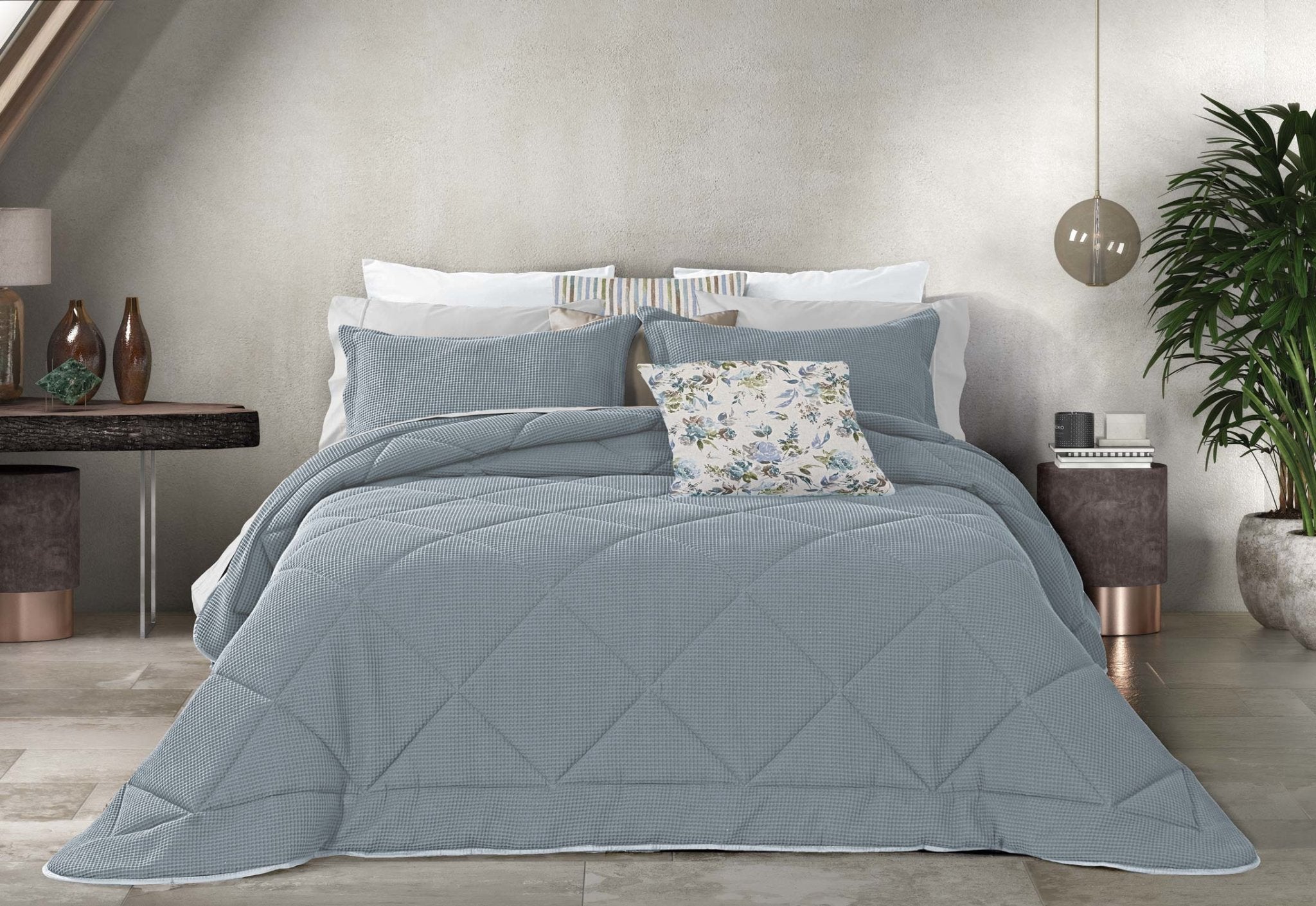 Colcha Luso Azul Primavera - Verão - Larbonito