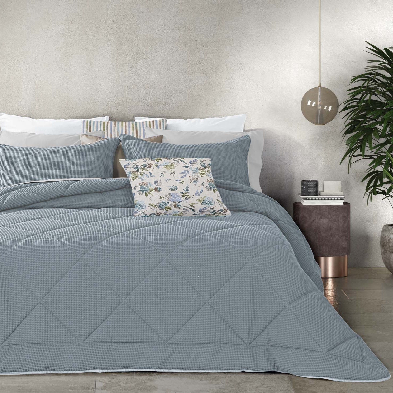 Colcha Luso Azul Primavera - Verão - Larbonito