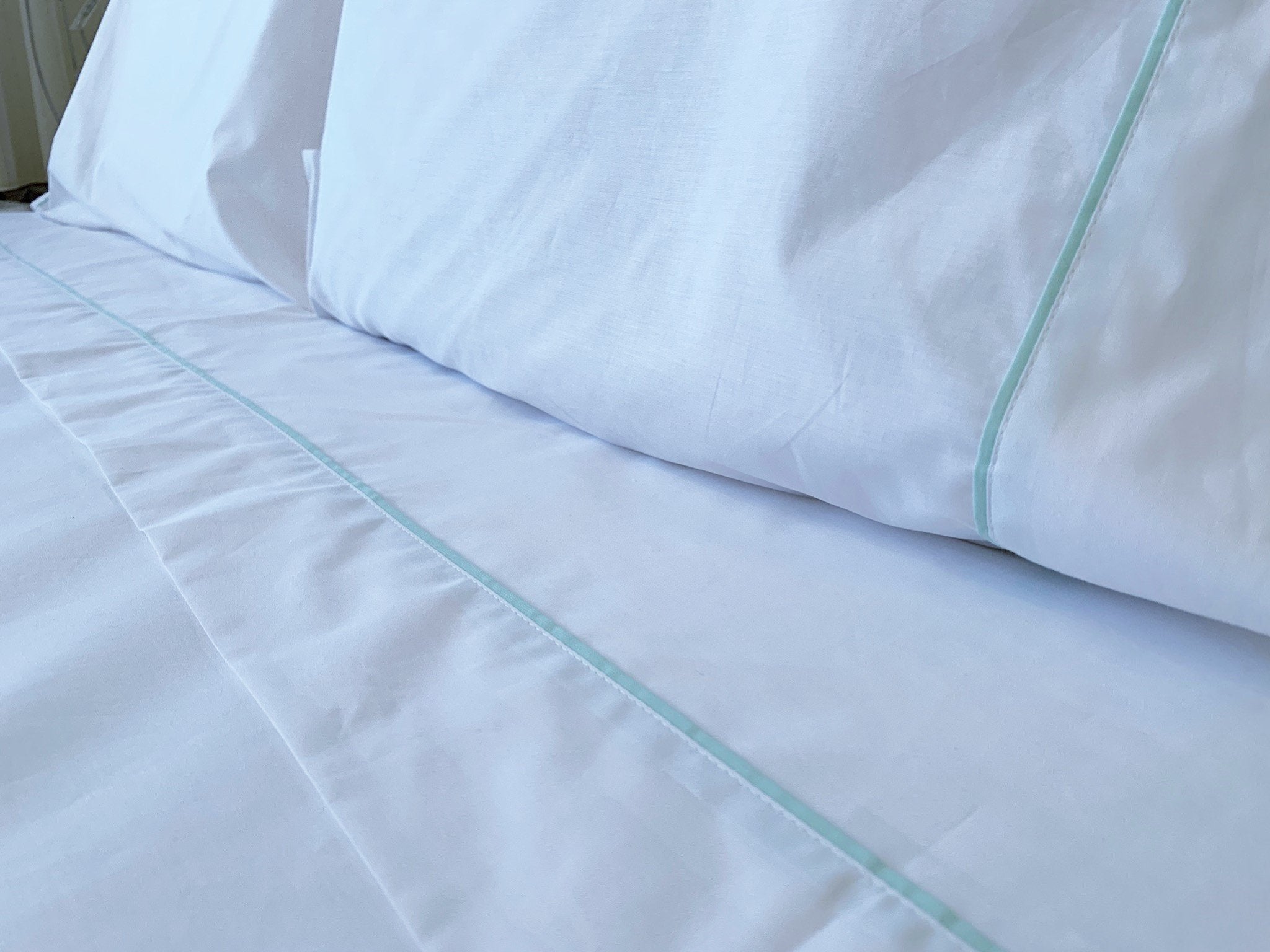 Conjunto de Lençóis de Cama Algodão Percal 400 Fios - Larbonito