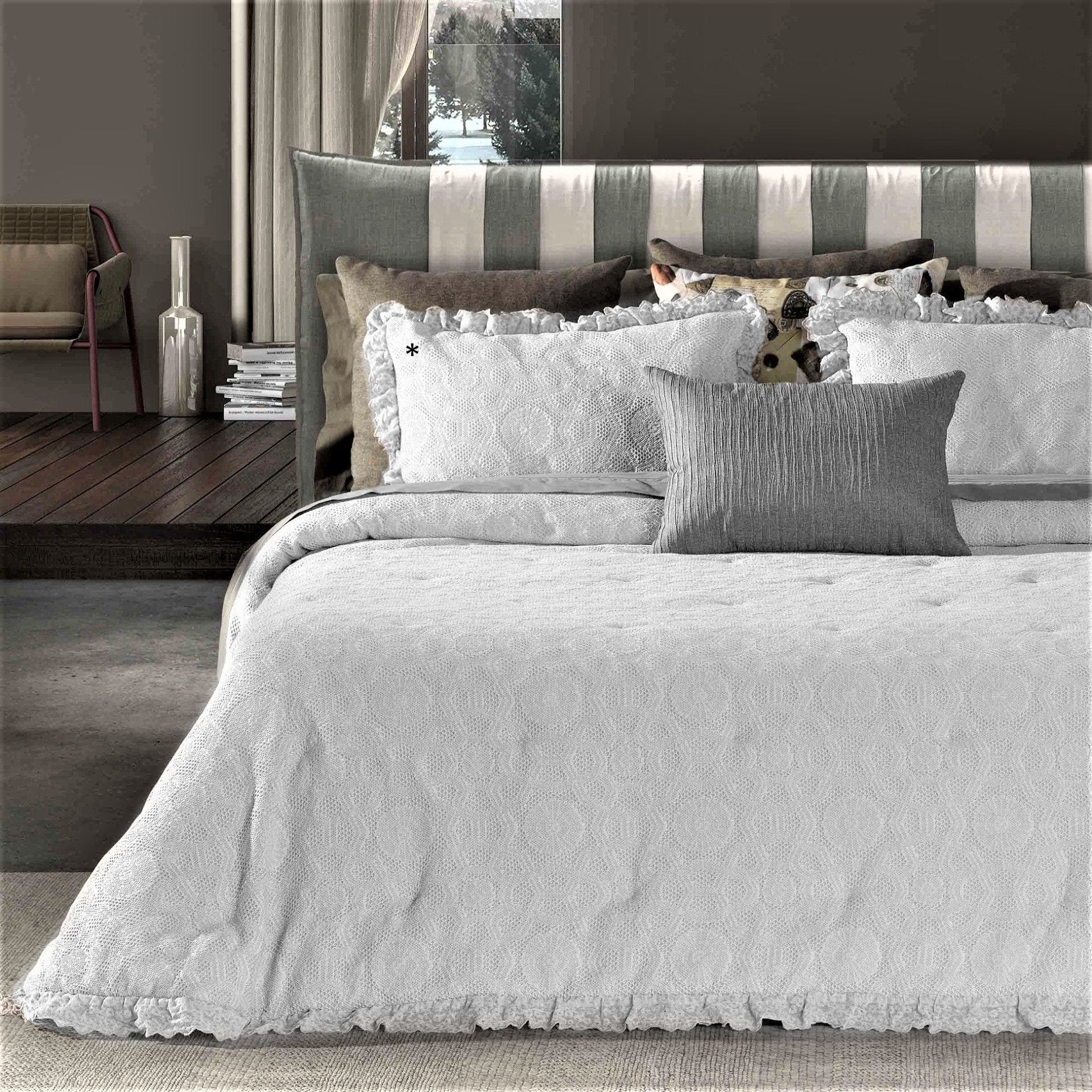 Edredão Neiva Branco freeshipping - Larbonito