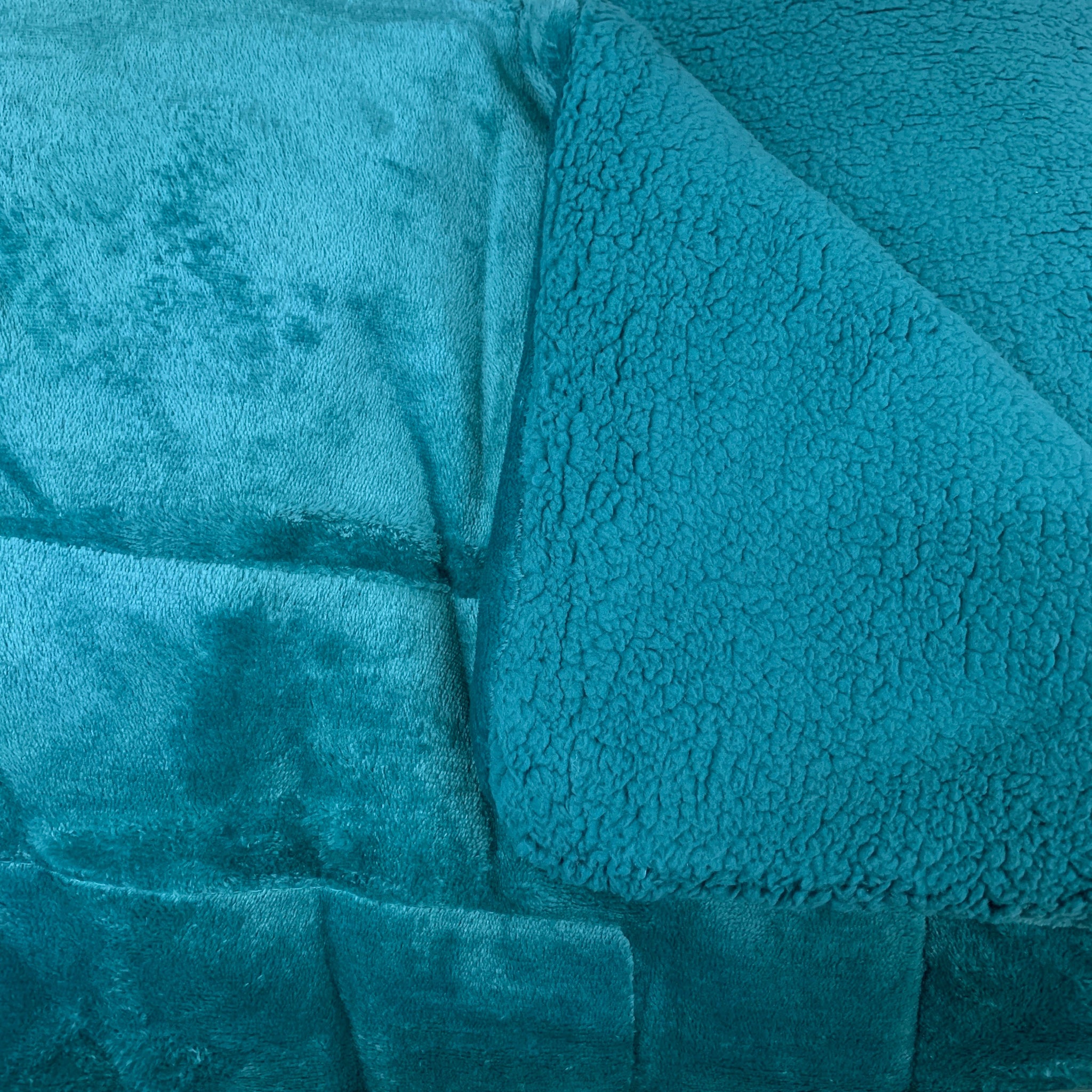 Edredom de Borrego Super Soft Petróleo - Larbonito