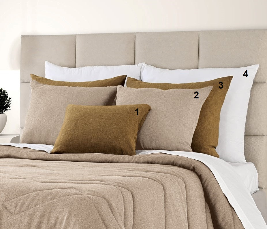Edredom Linen Taupe - Larbonito