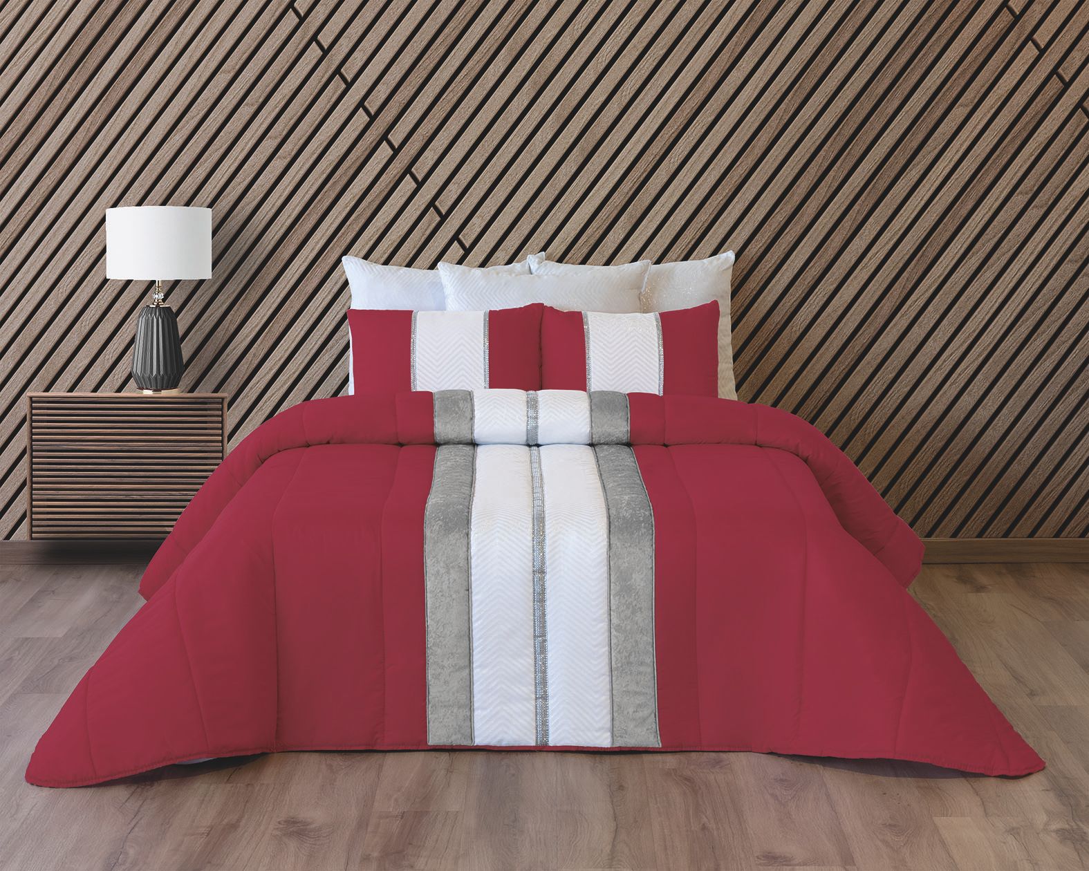 Edredom Lola Bordeaux - Larbonito