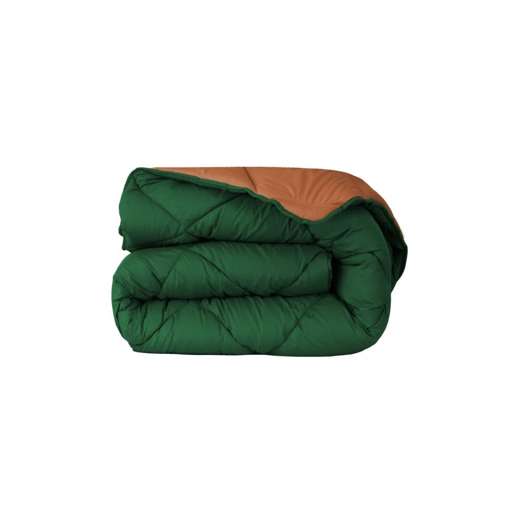 Edredon de Aquecimento Bicolor Verde e Laranja freeshipping - Larbonito