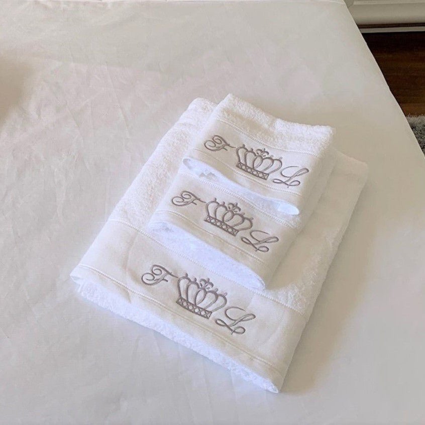 Jogo de Banho Coroa Personalizados - Larbonito