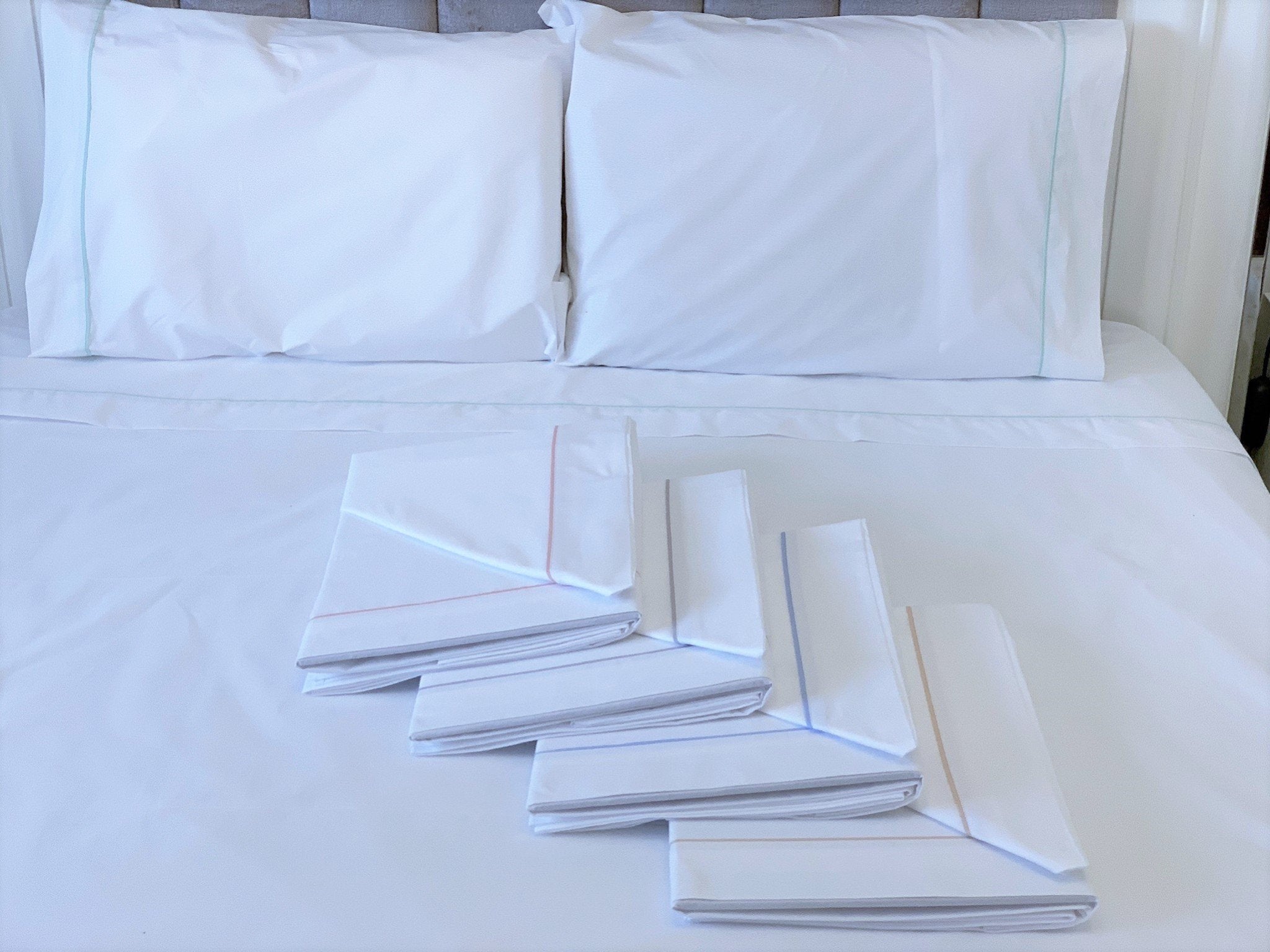 Lençóis de Cama Algodão Percal 200 Fios - Larbonito