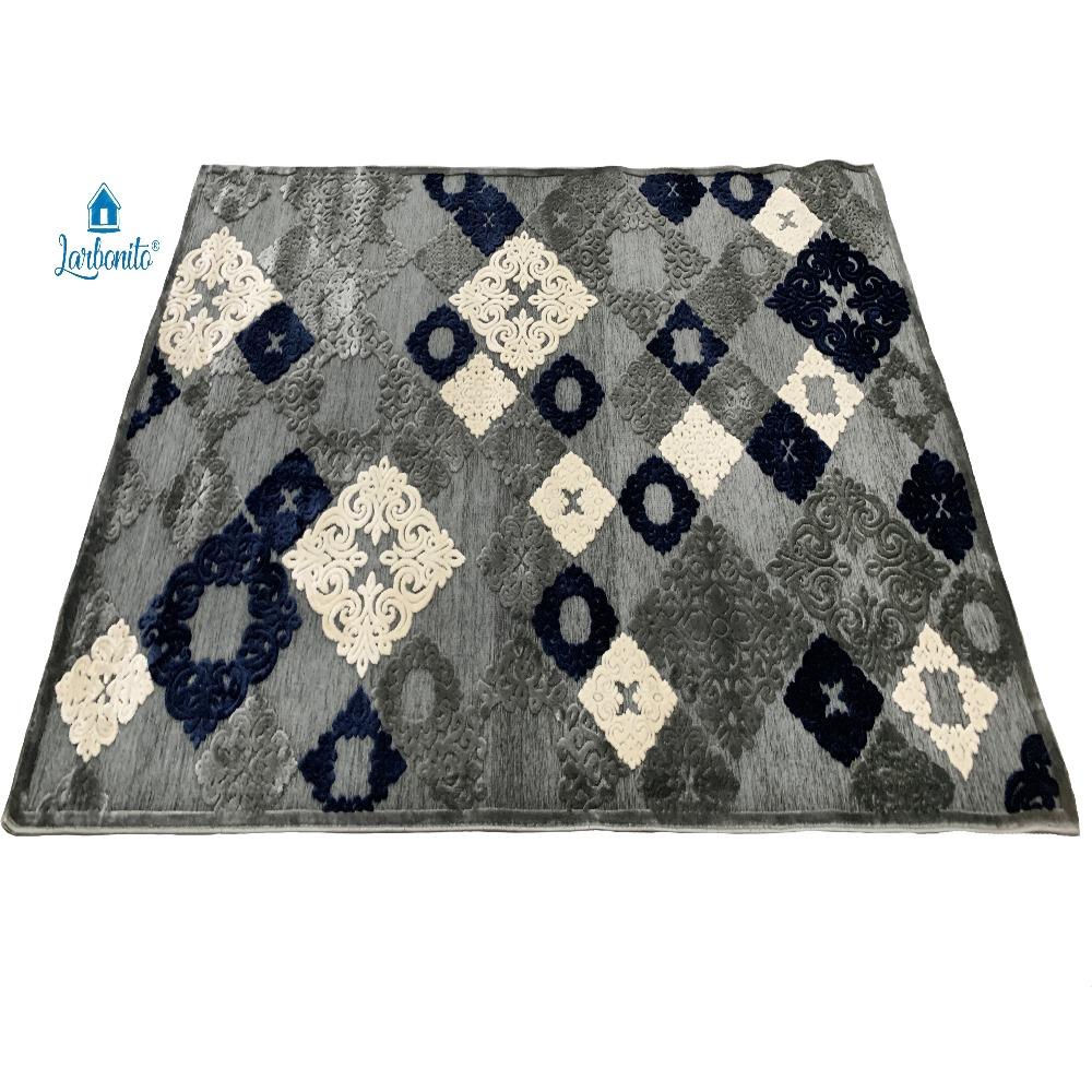 Tapete Moderno e Clássico Cinza/Azul freeshipping - Larbonito
