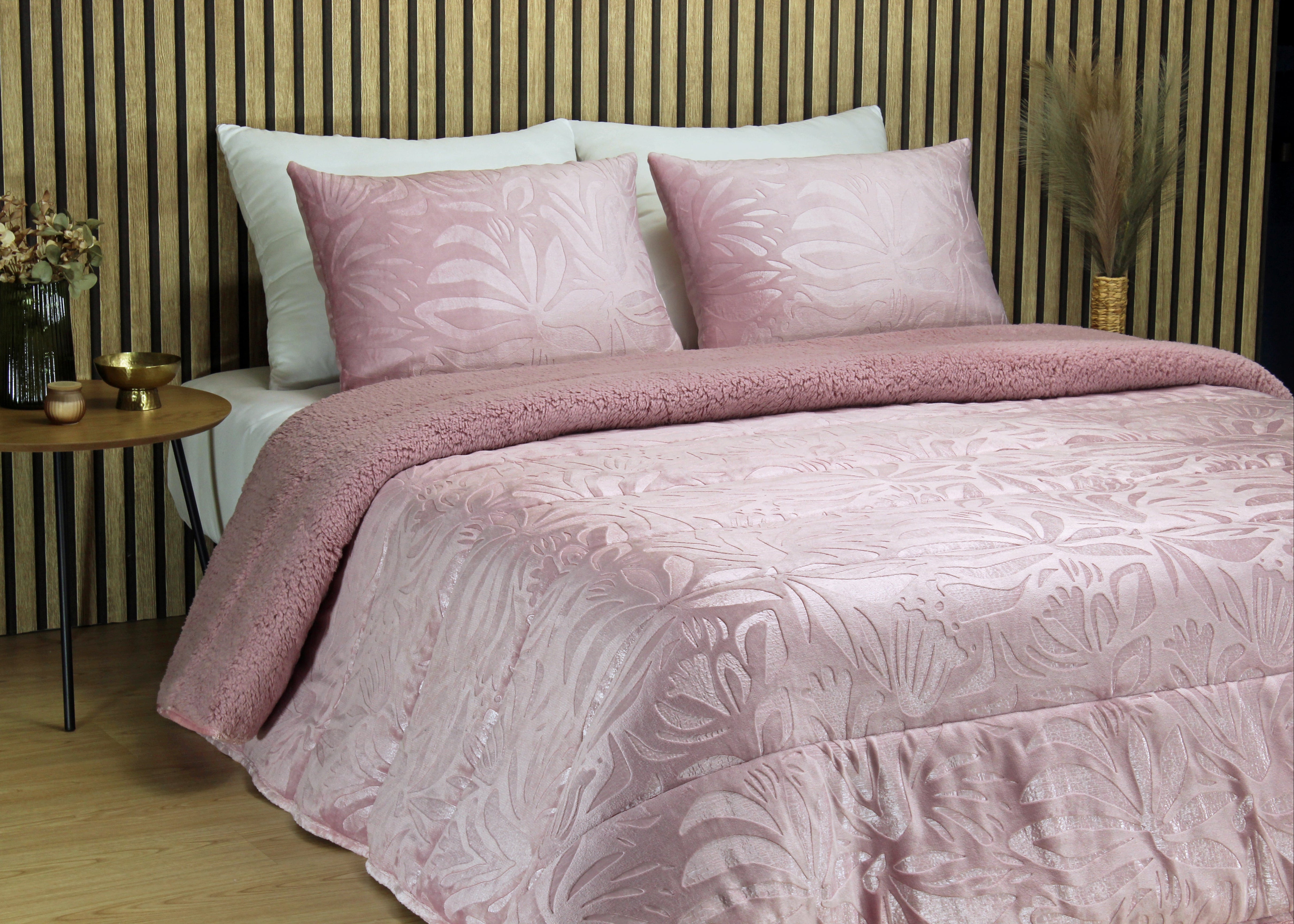 Edredom de Borrego Warm Alba Rosa