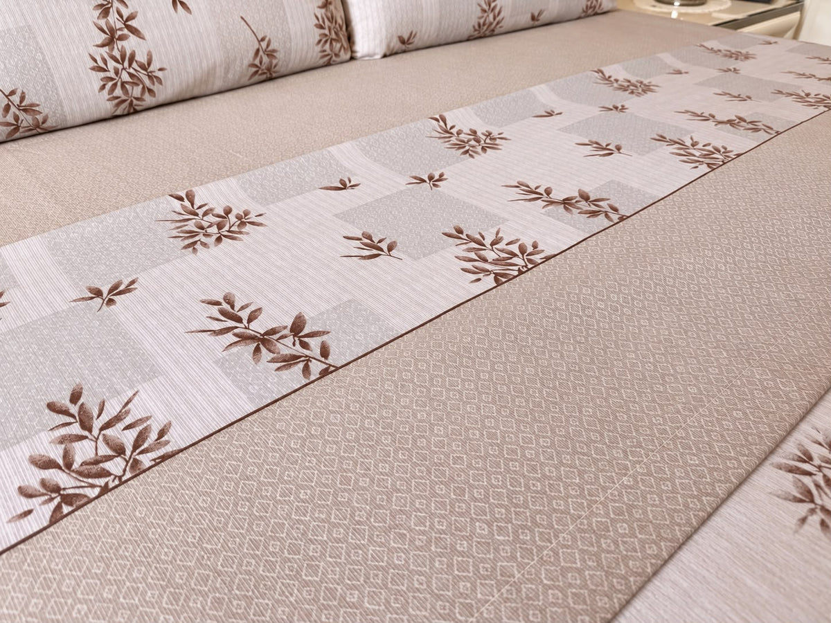 Jogo de Lençóis de Cama Flanela Area Bege