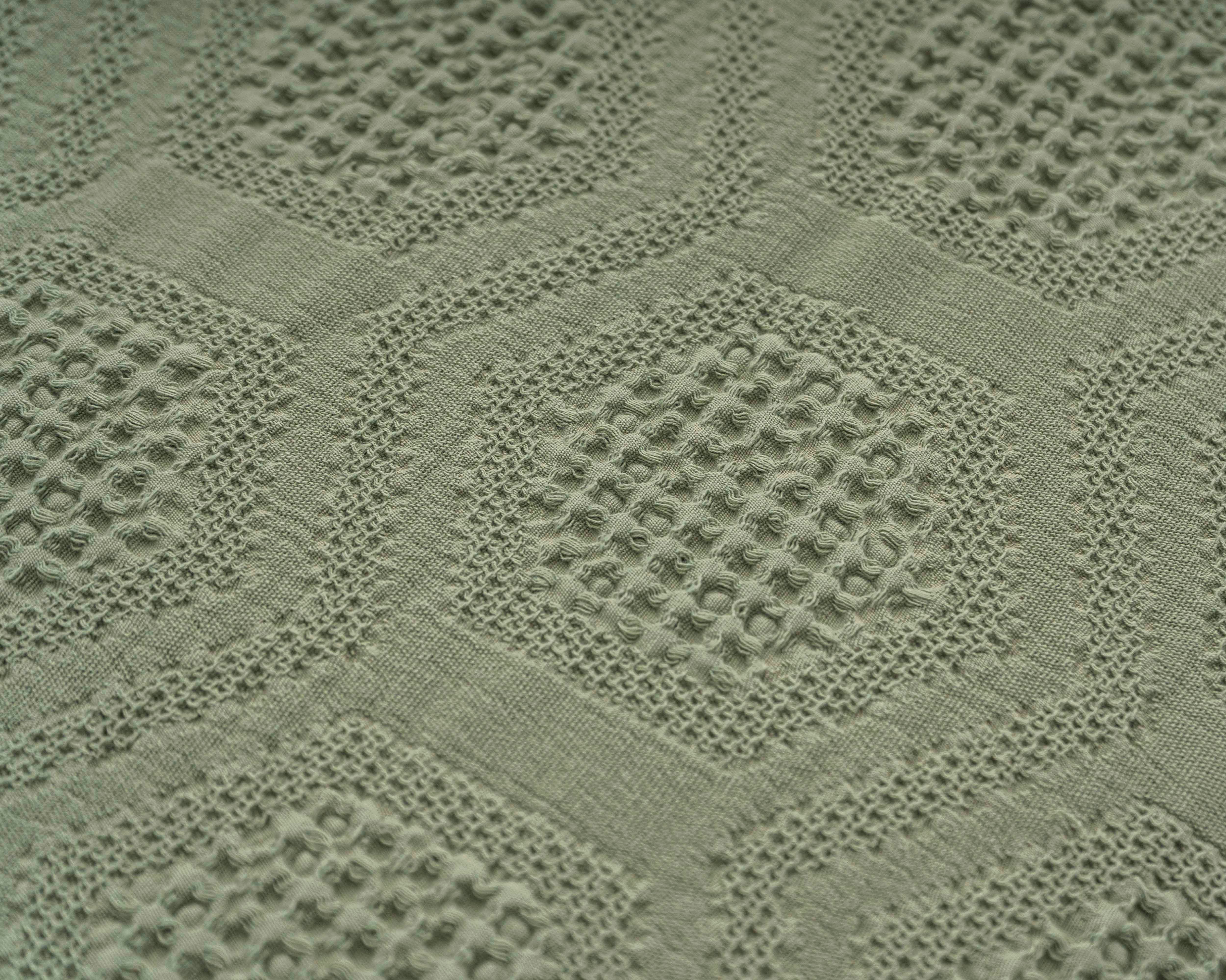 Colcha Jacquard Búzios Verde