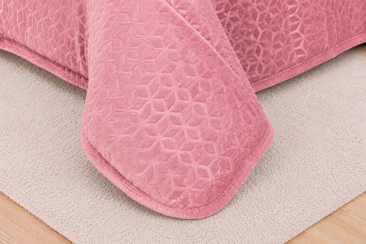 Edredom de Borrego Warm Cubo Rosa