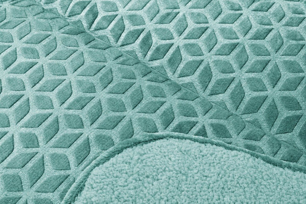 Edredom de Borrego Warm Cubo Verde