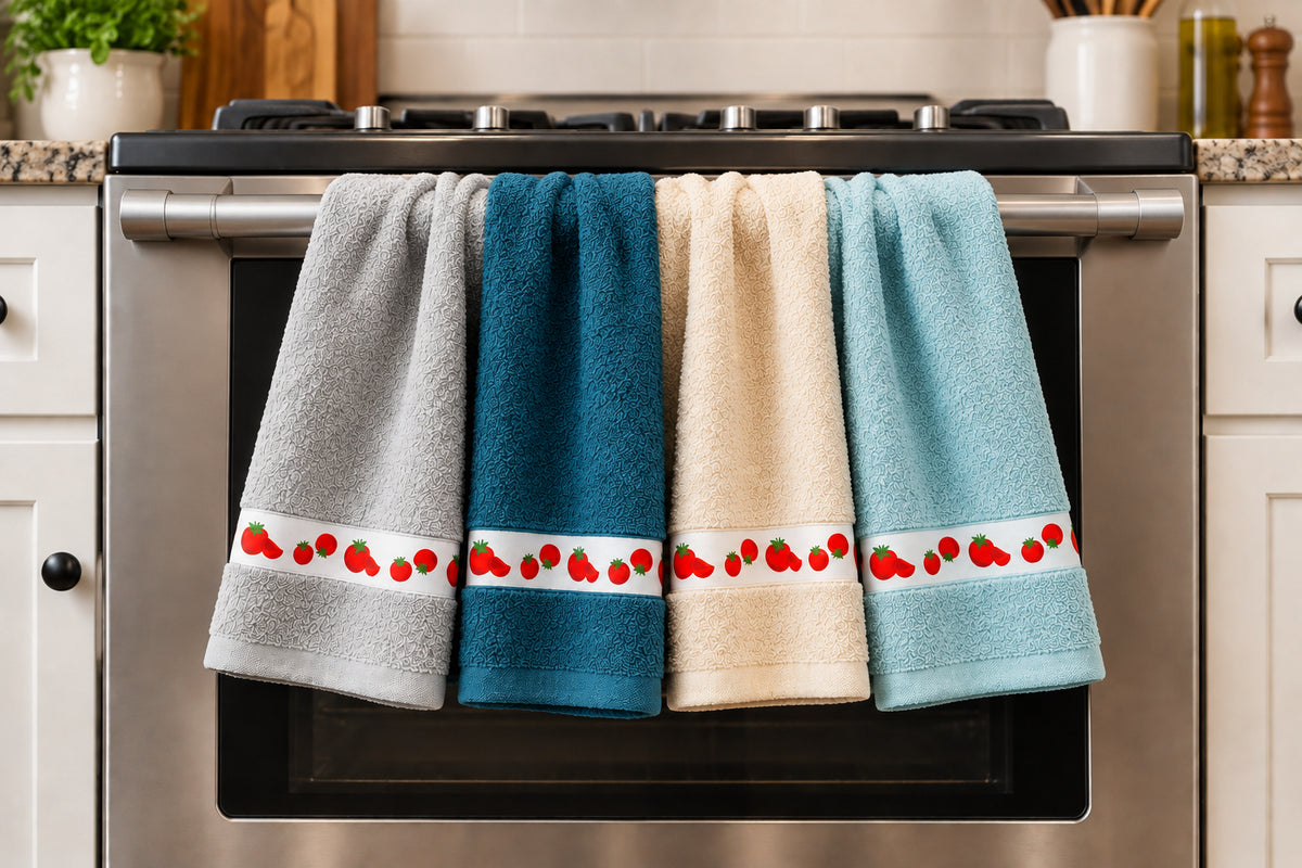 Panos de Cozinha Cherry