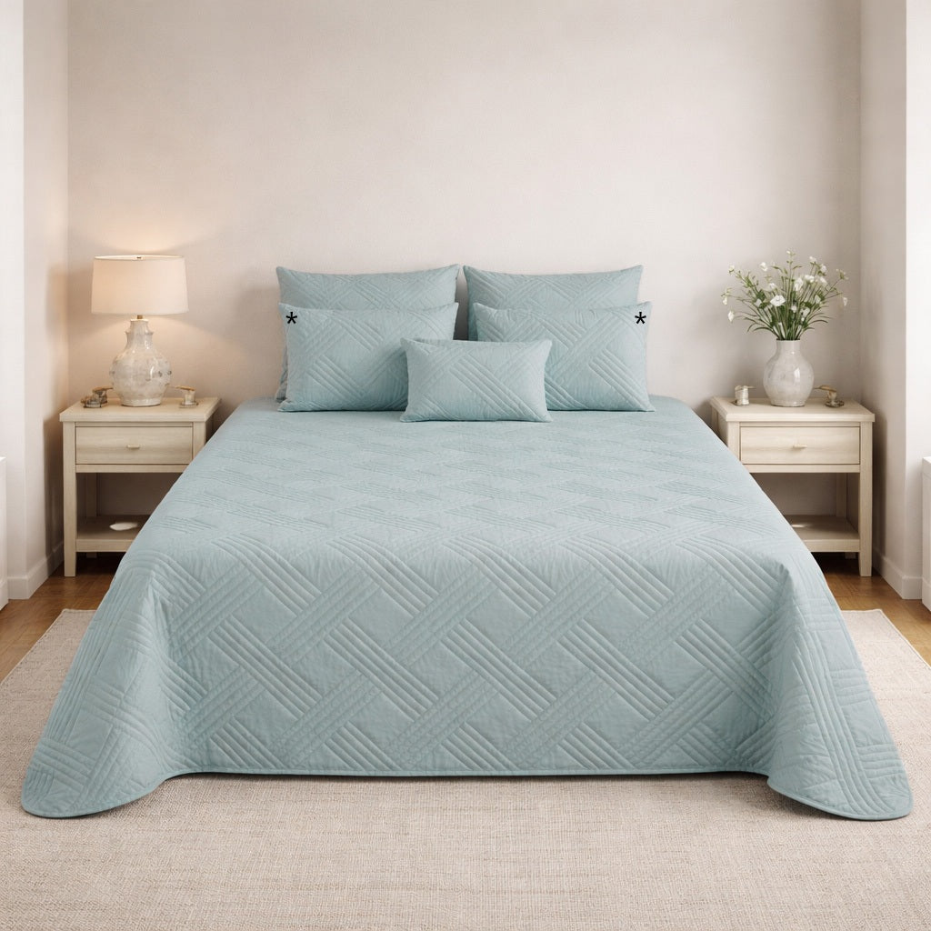 Colcha de Veludo Lux Petróleo