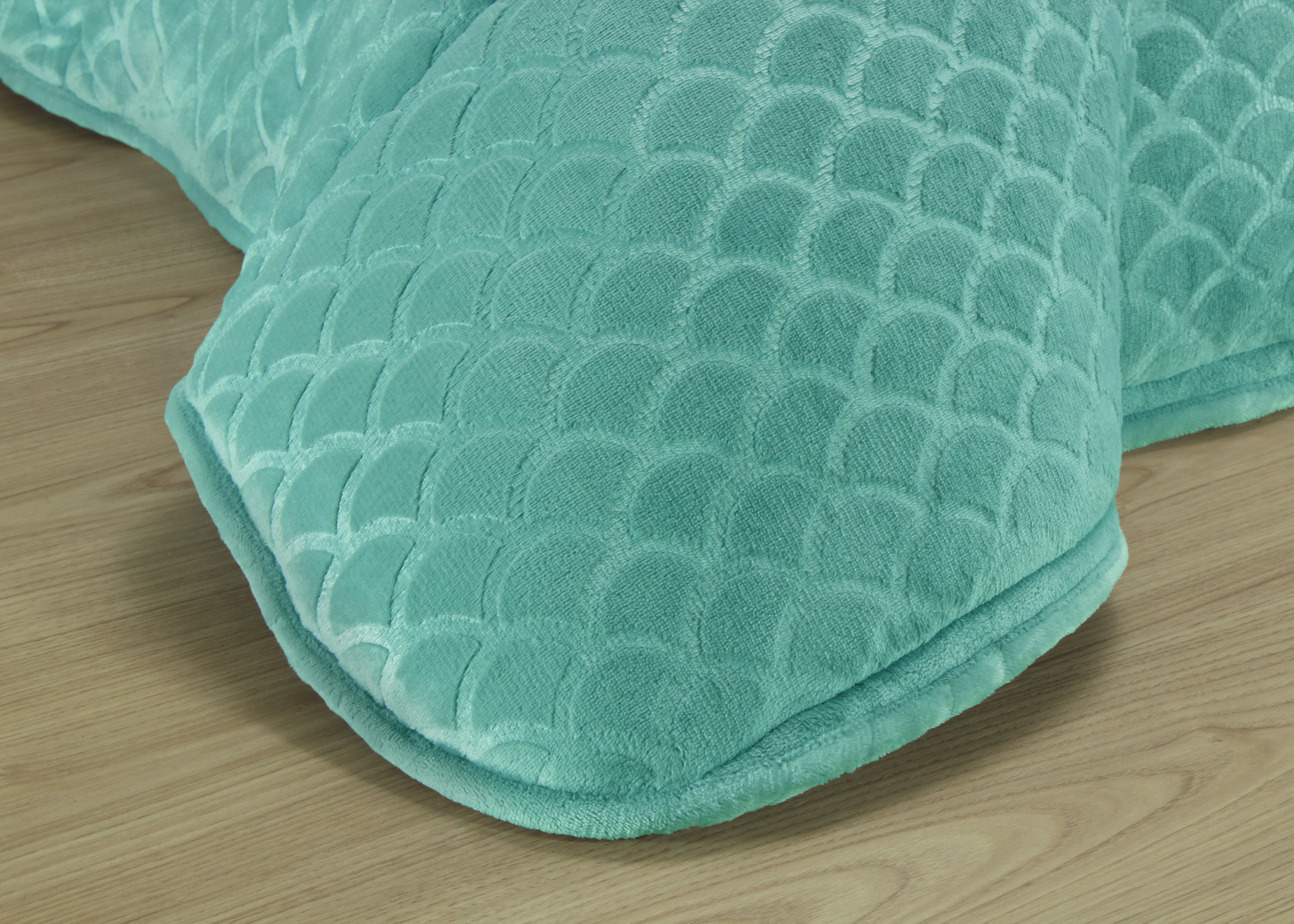 Edredom de Borrego Warm Conchas Verde