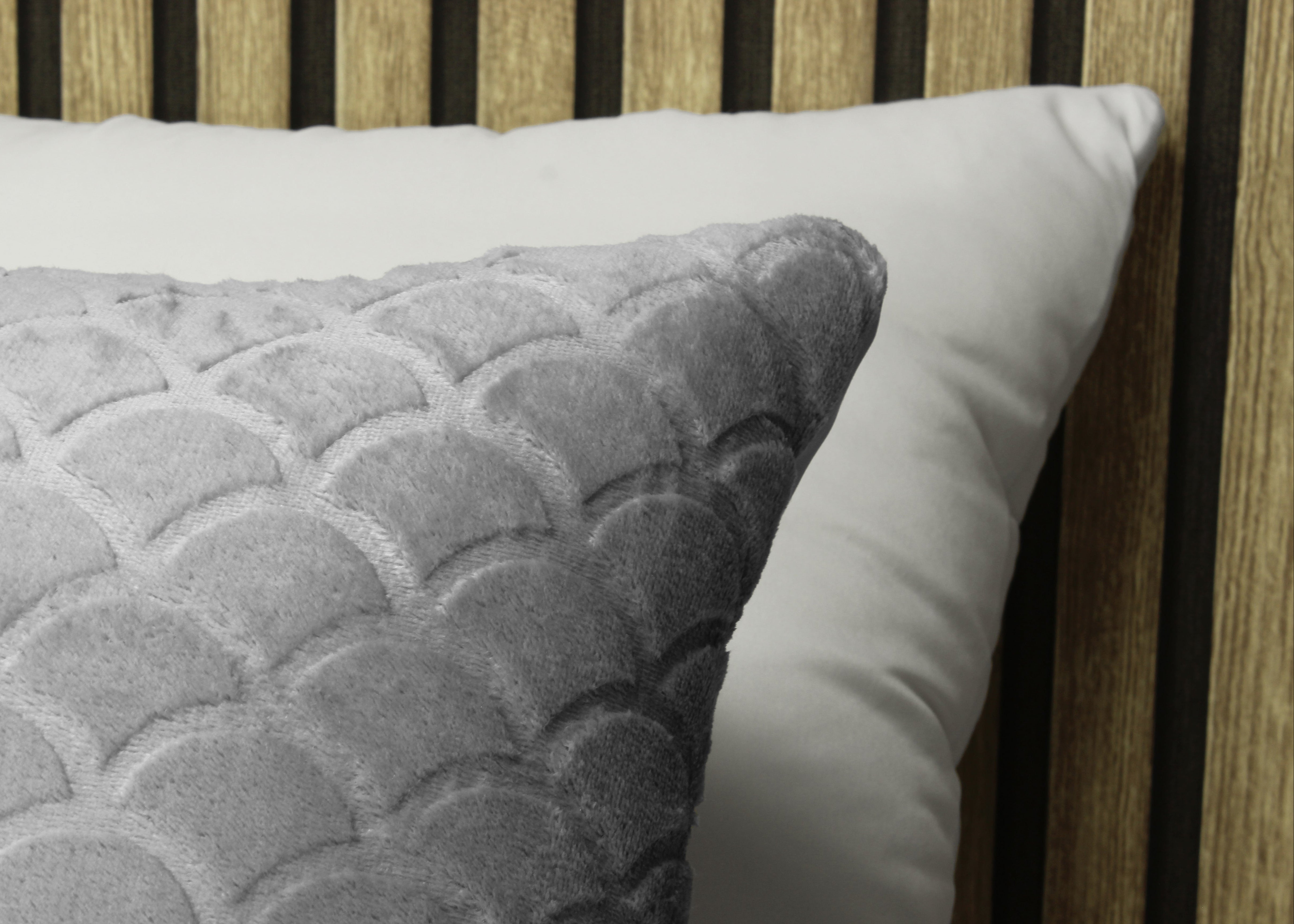 Edredom de Borrego Warm Conchas Cinza