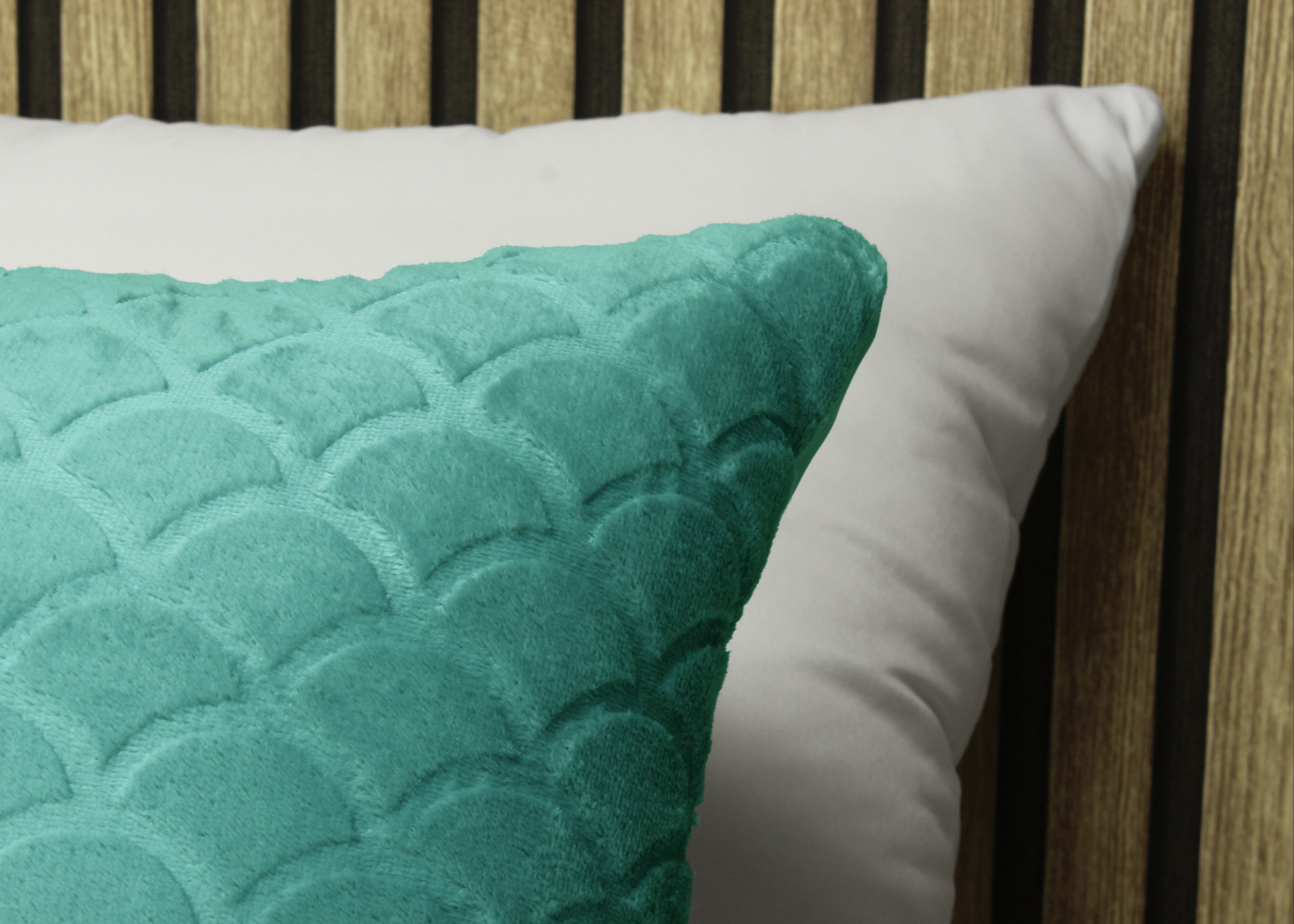 Edredom de Borrego Warm Conchas Verde