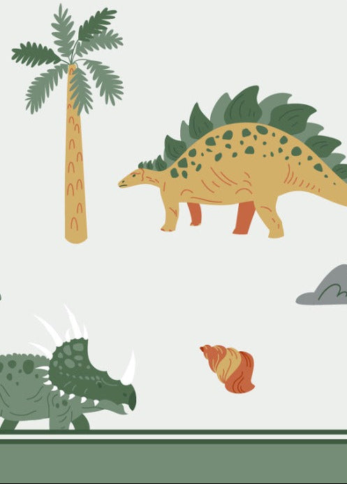 Lençóis de Criança de Coralina Dinossauro Verde