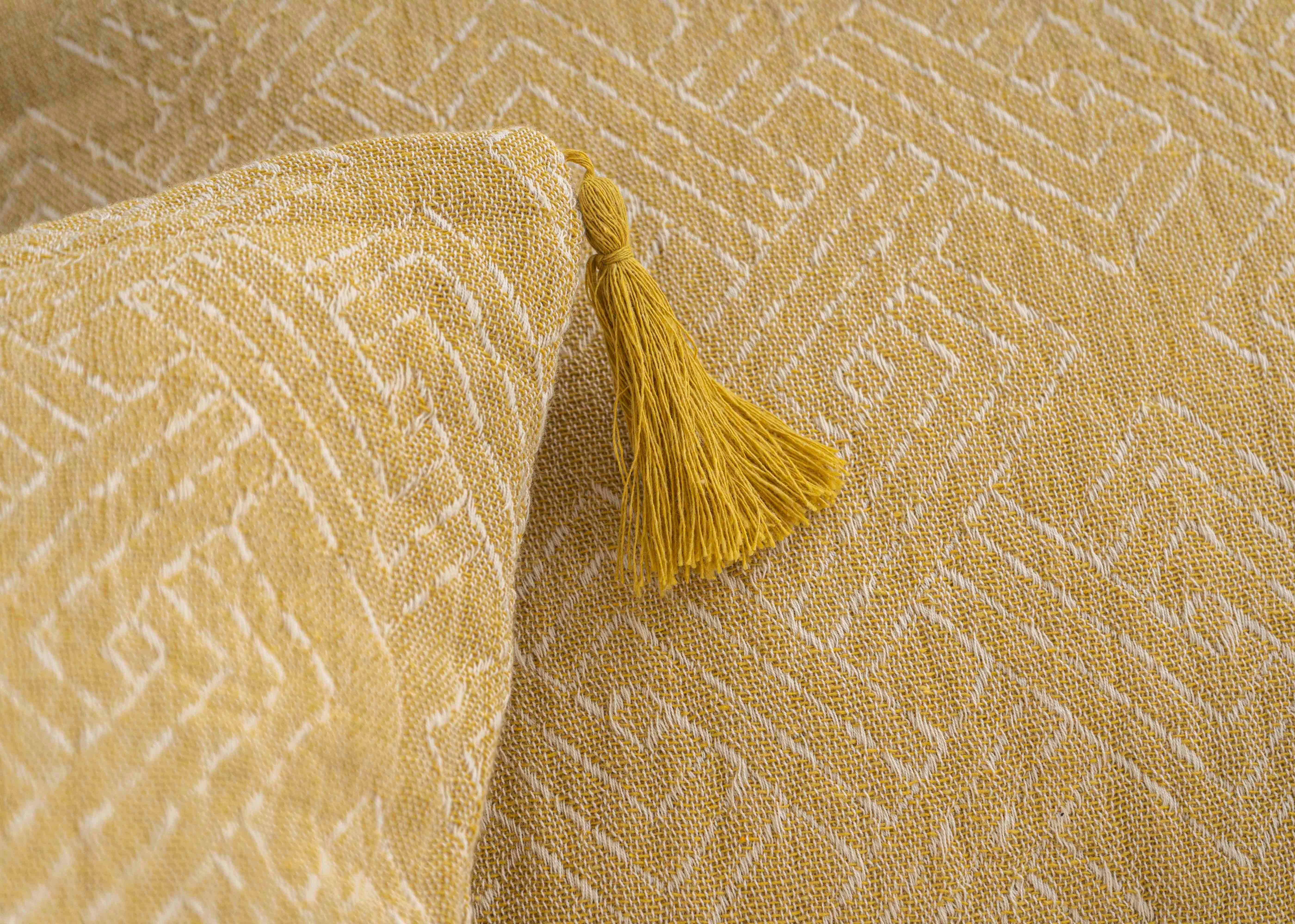 Colcha Jacquard Duna Limão