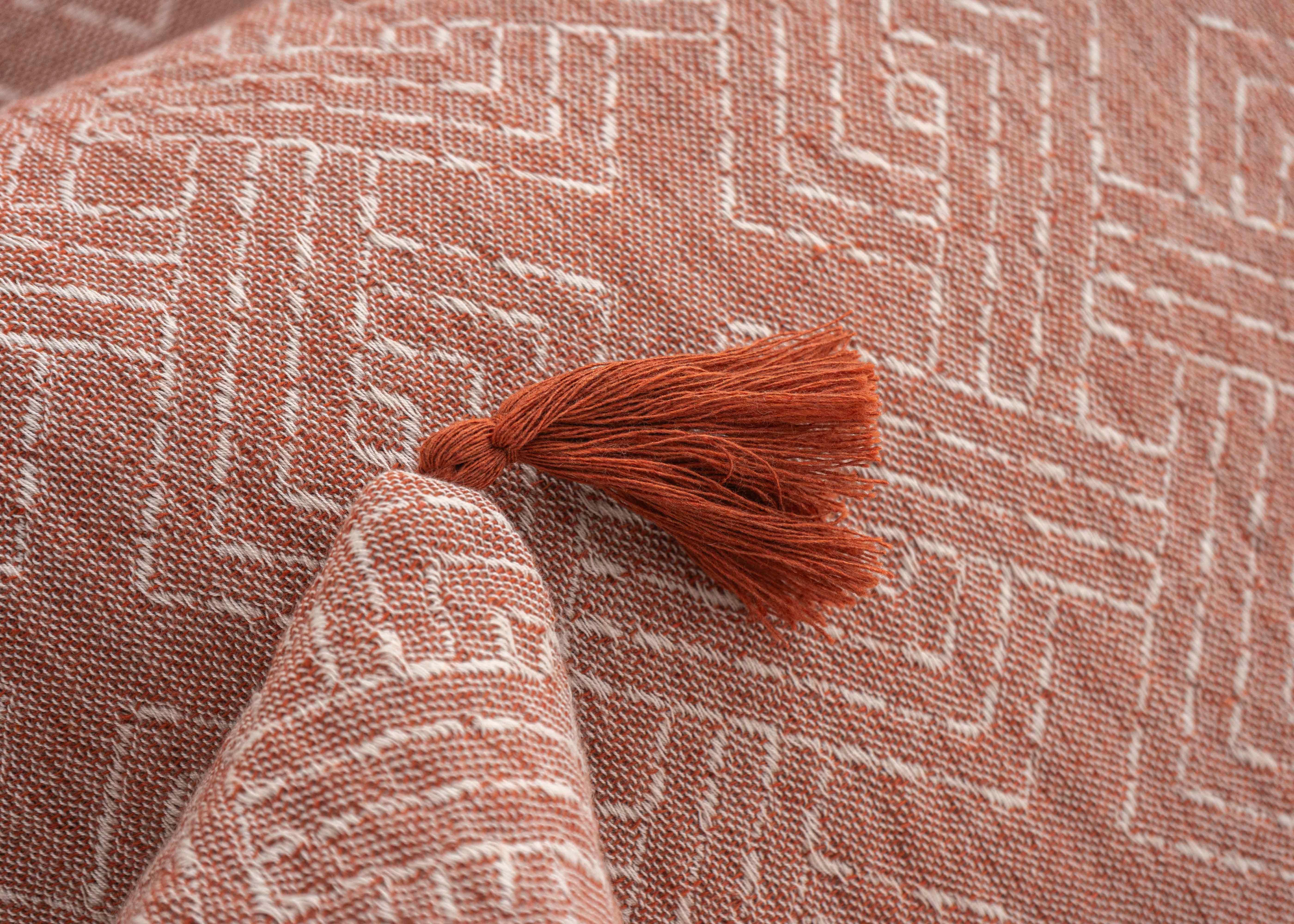 Colcha Jacquard Duna Telha