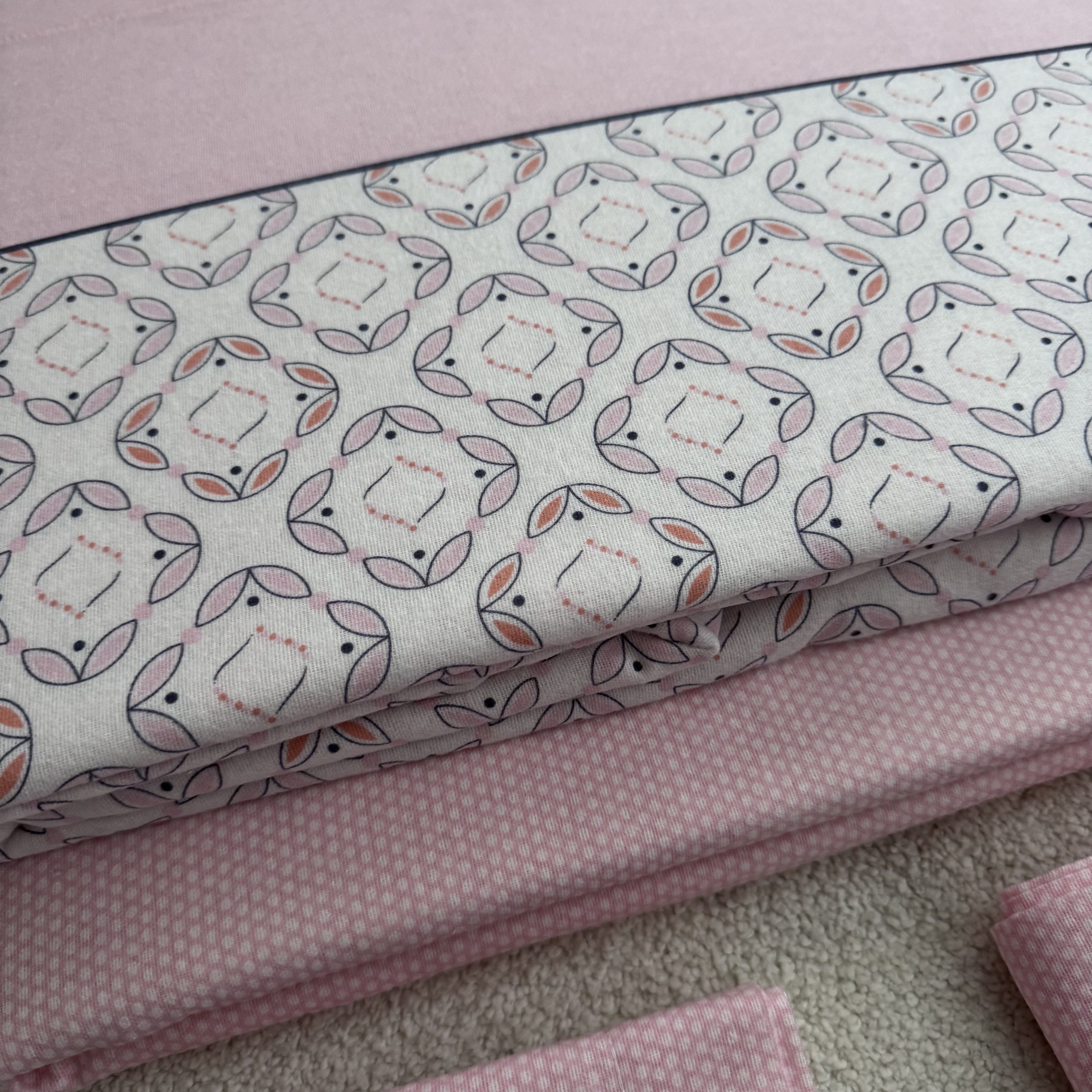 Lençóis de Cama Flanela Atlas Rosa