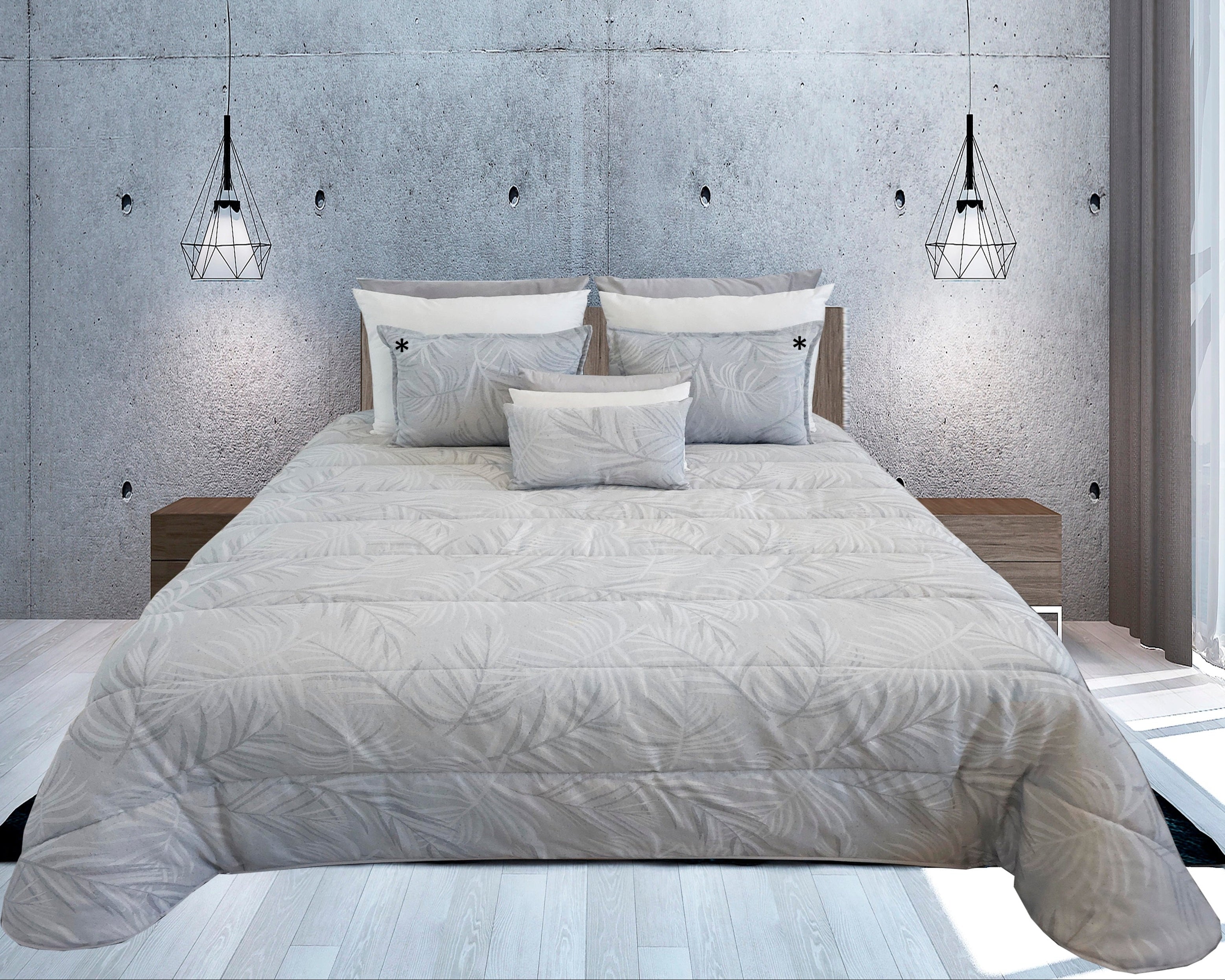 Edredom Jacquard Royal Cinza
