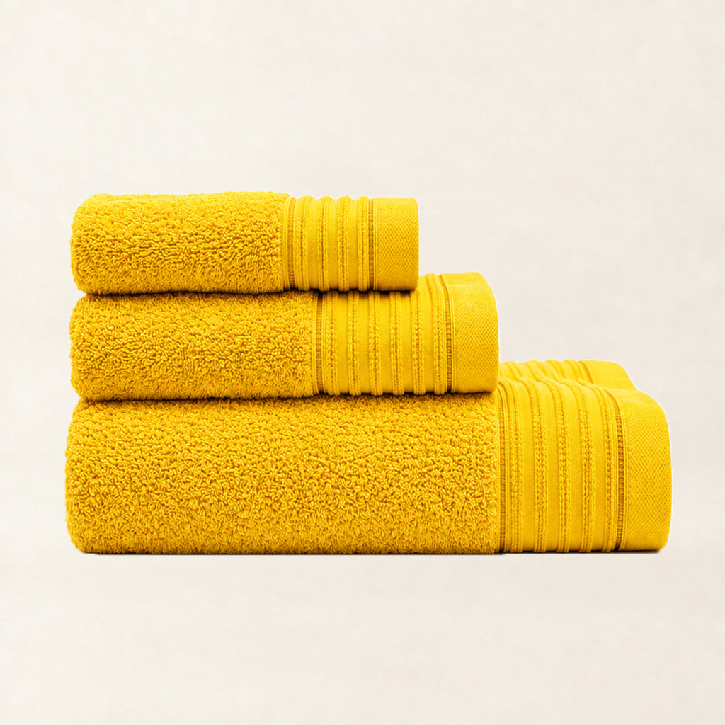 Jogo de Banho Chenil Amarelo Mostarda