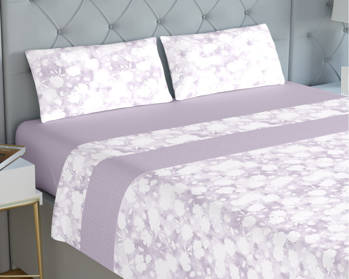 Jogo de Cama de Coralina Dusseldorf Lilás