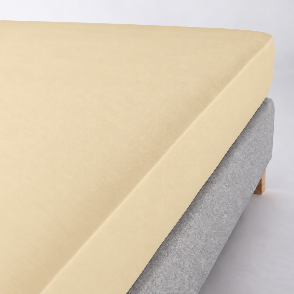 Lençol de Baixo Amarelo Ajustável com Elástico