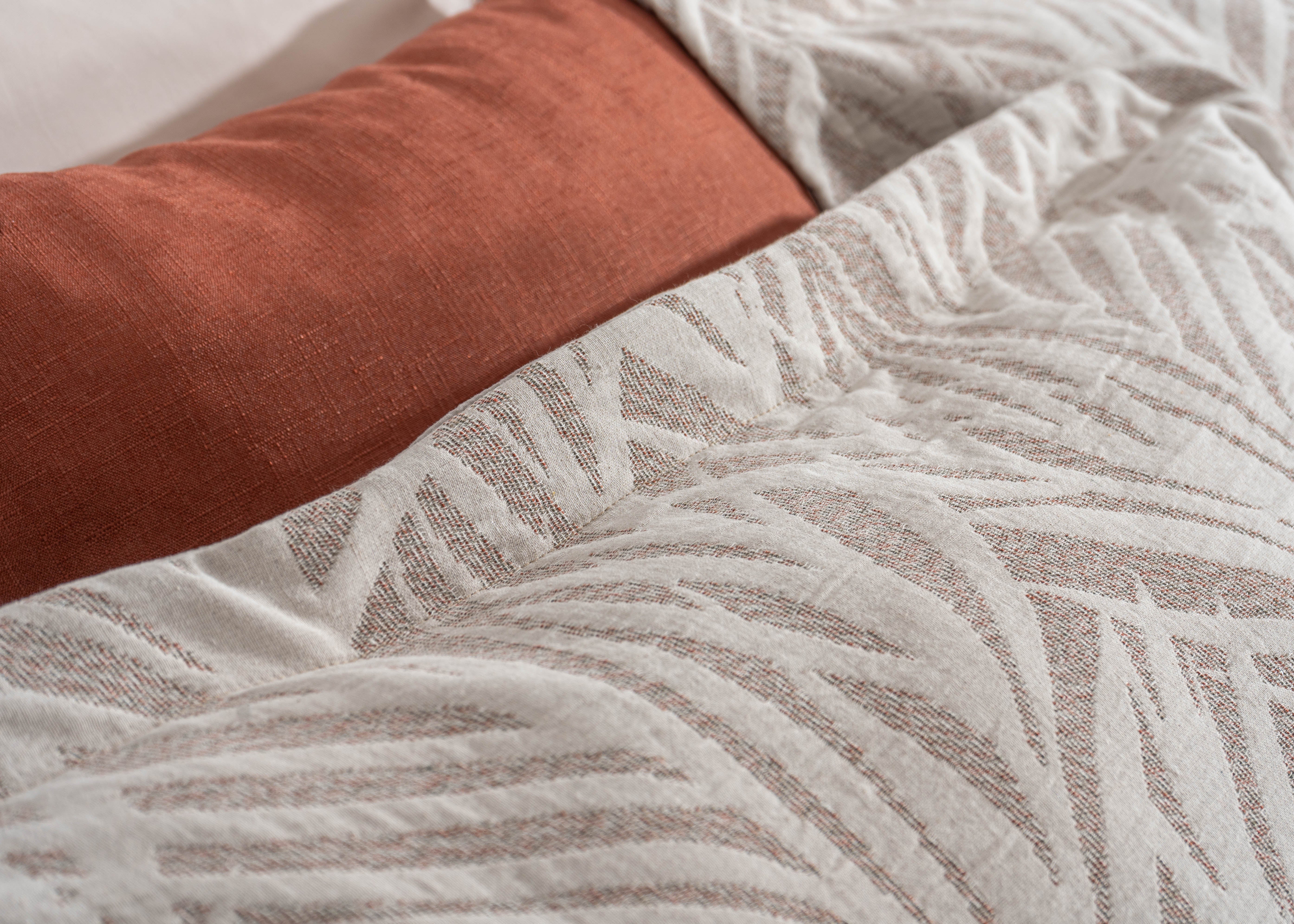 Colcha Jacquard Marco Bege