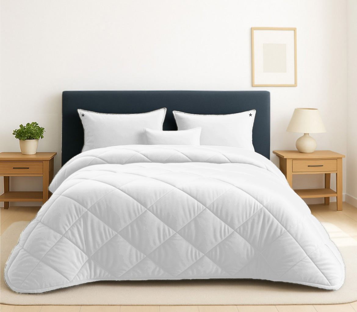 Edredom de Veludo Velux Branco