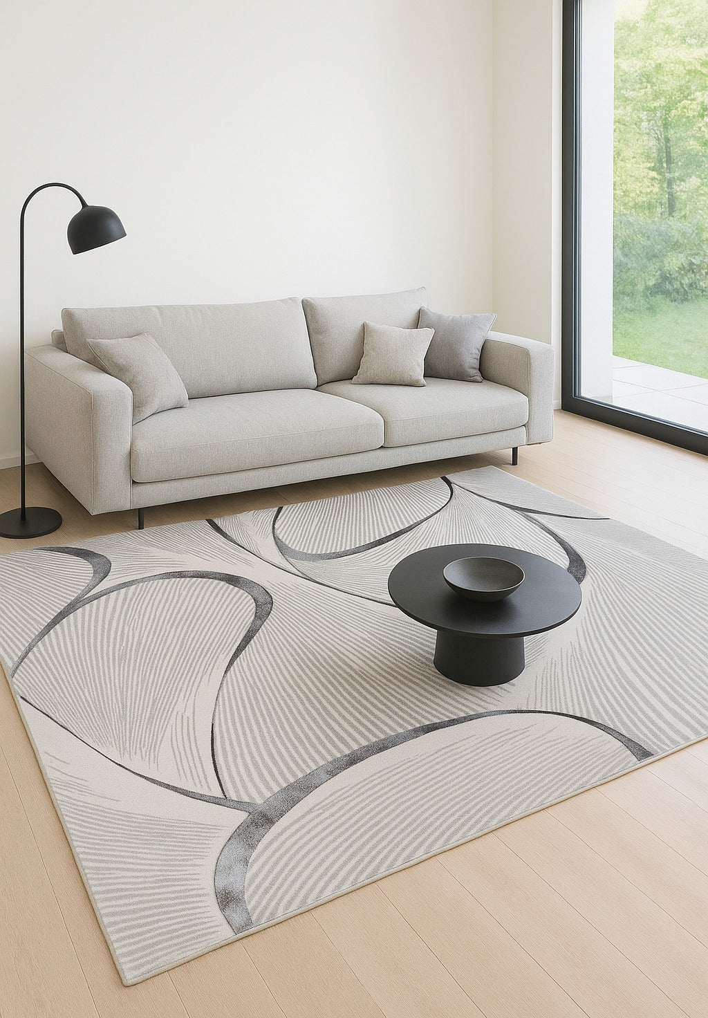 Tapete Eclipse Cinza