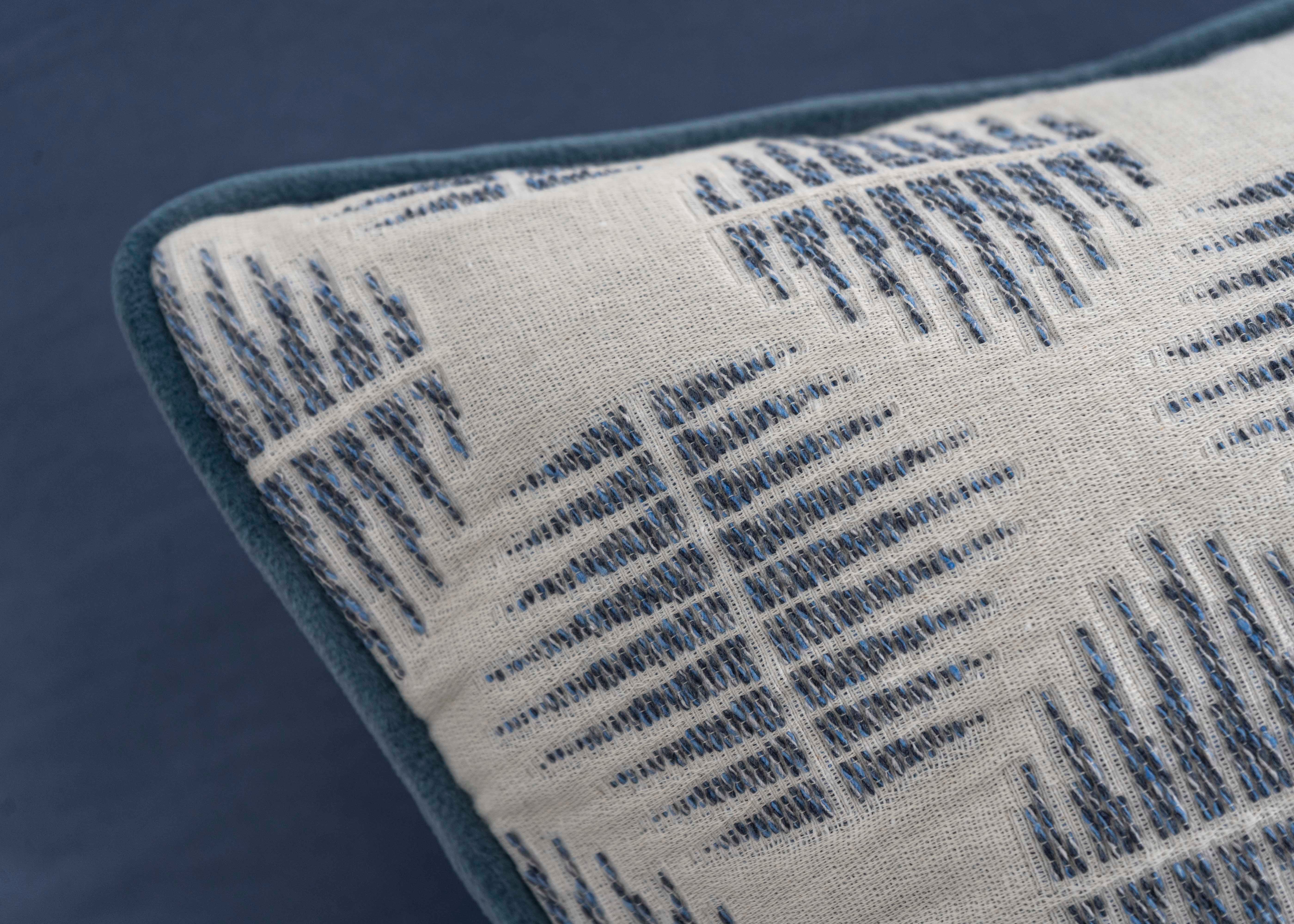 Colcha Jacquard Oslo Azul