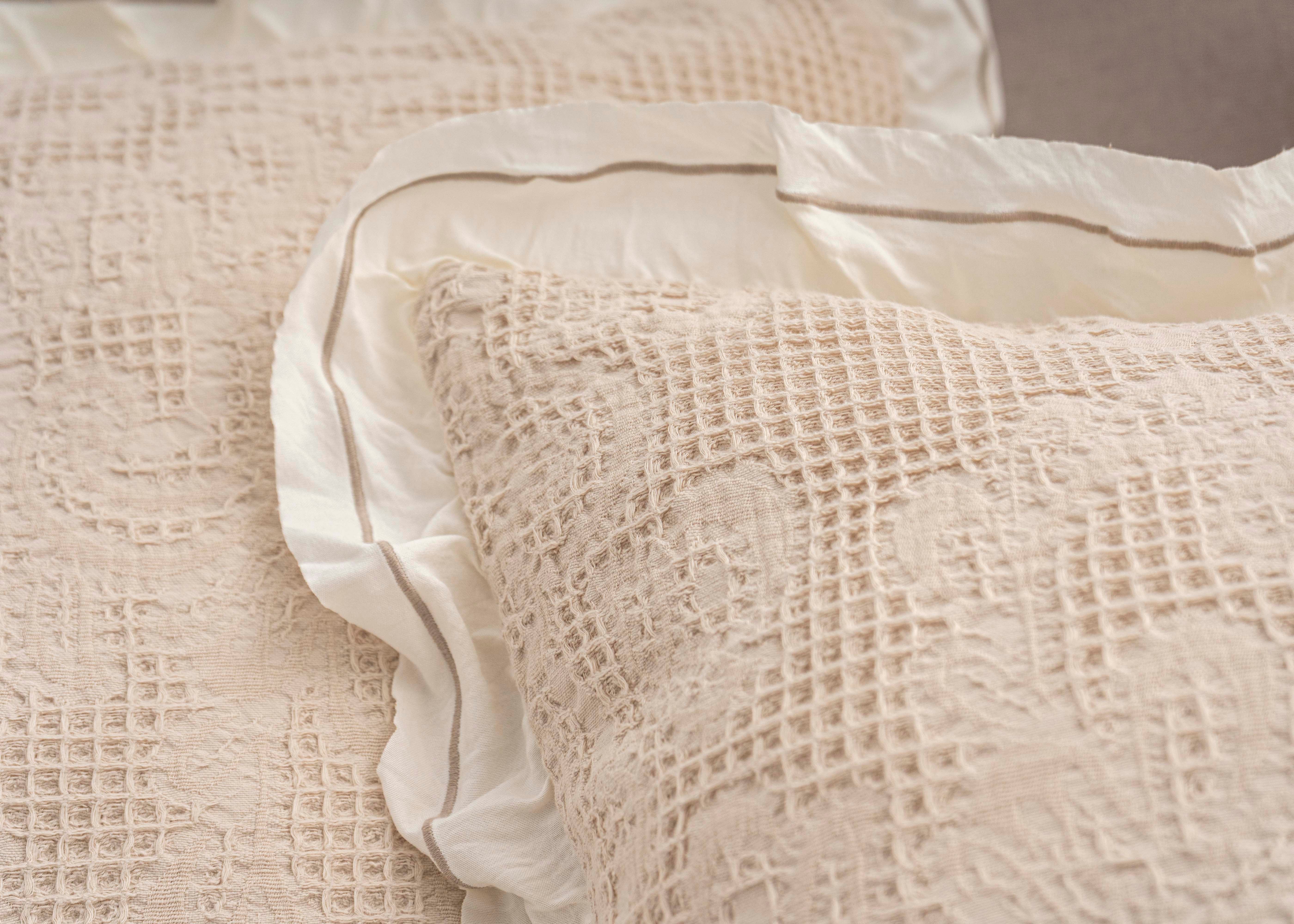 Colcha Jacquard Refrescante Linho