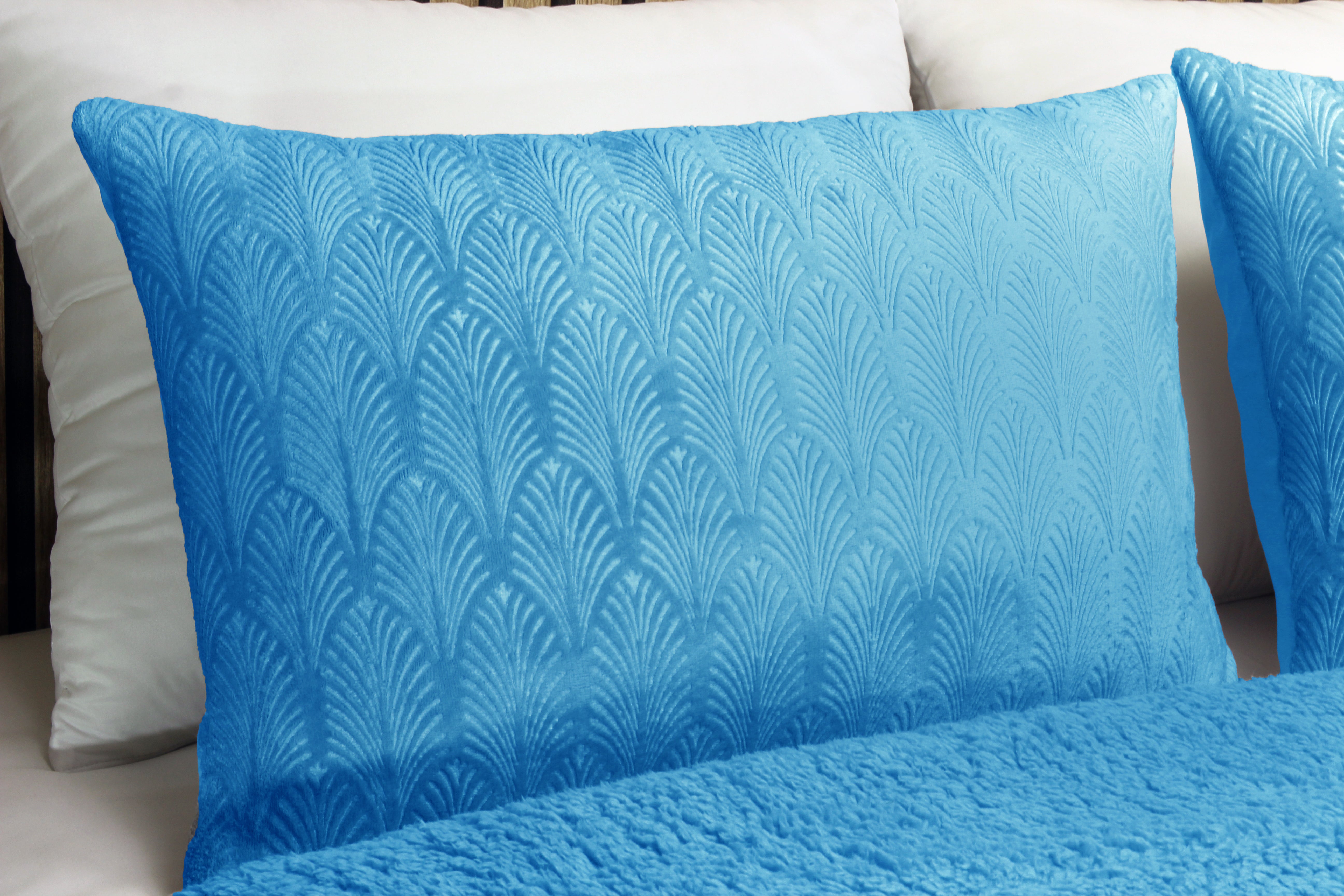 Edredom de Borrego Warm Pacífico Azul