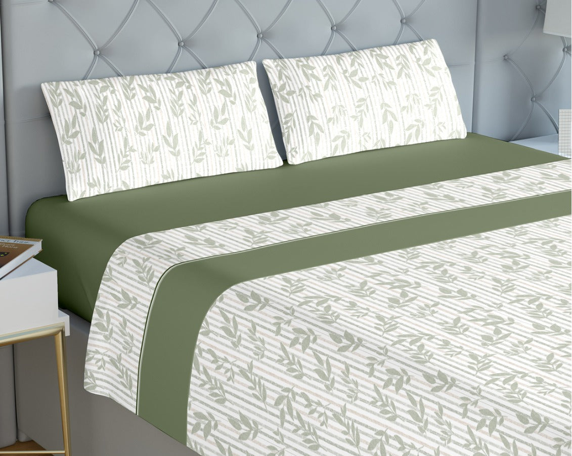 Jogo de Cama de Coralina Bratislava Verde