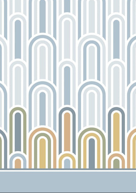 Jogo de Cama de Coralina Rosália Azul