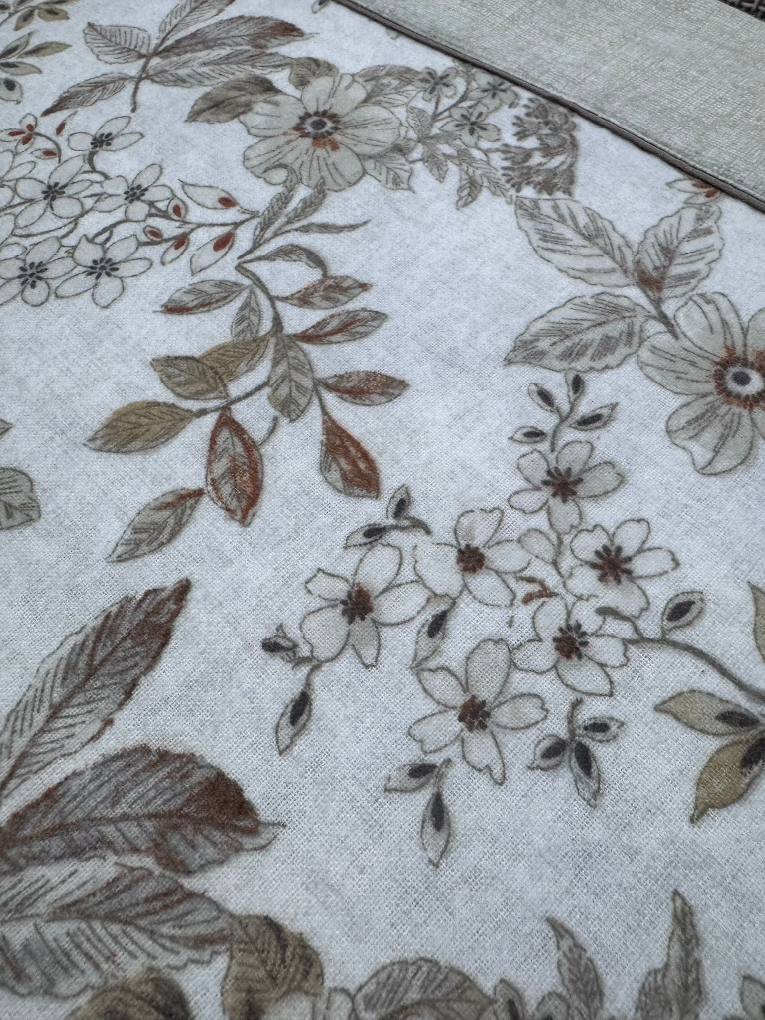 Jogo de Lençóis de Flanela Luar Bege