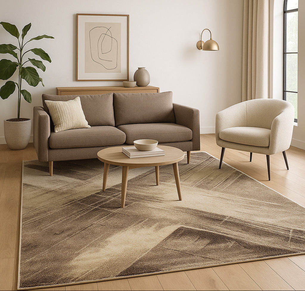 Tapete Horizonte Bege – Estilo Moderno e Contemporâneo