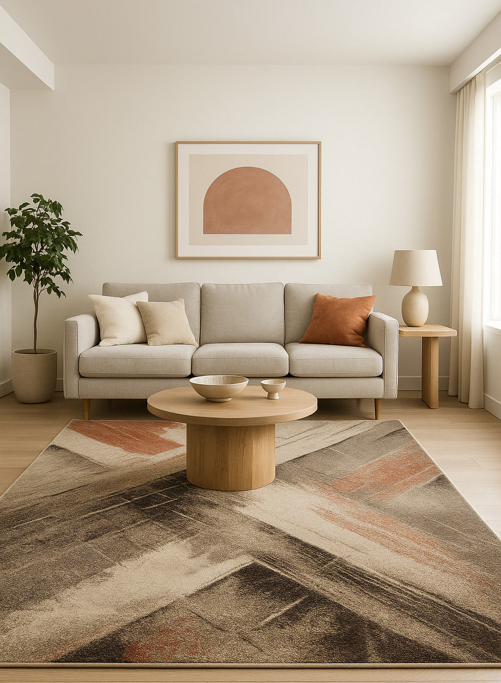 Tapete Horizonte Laranja