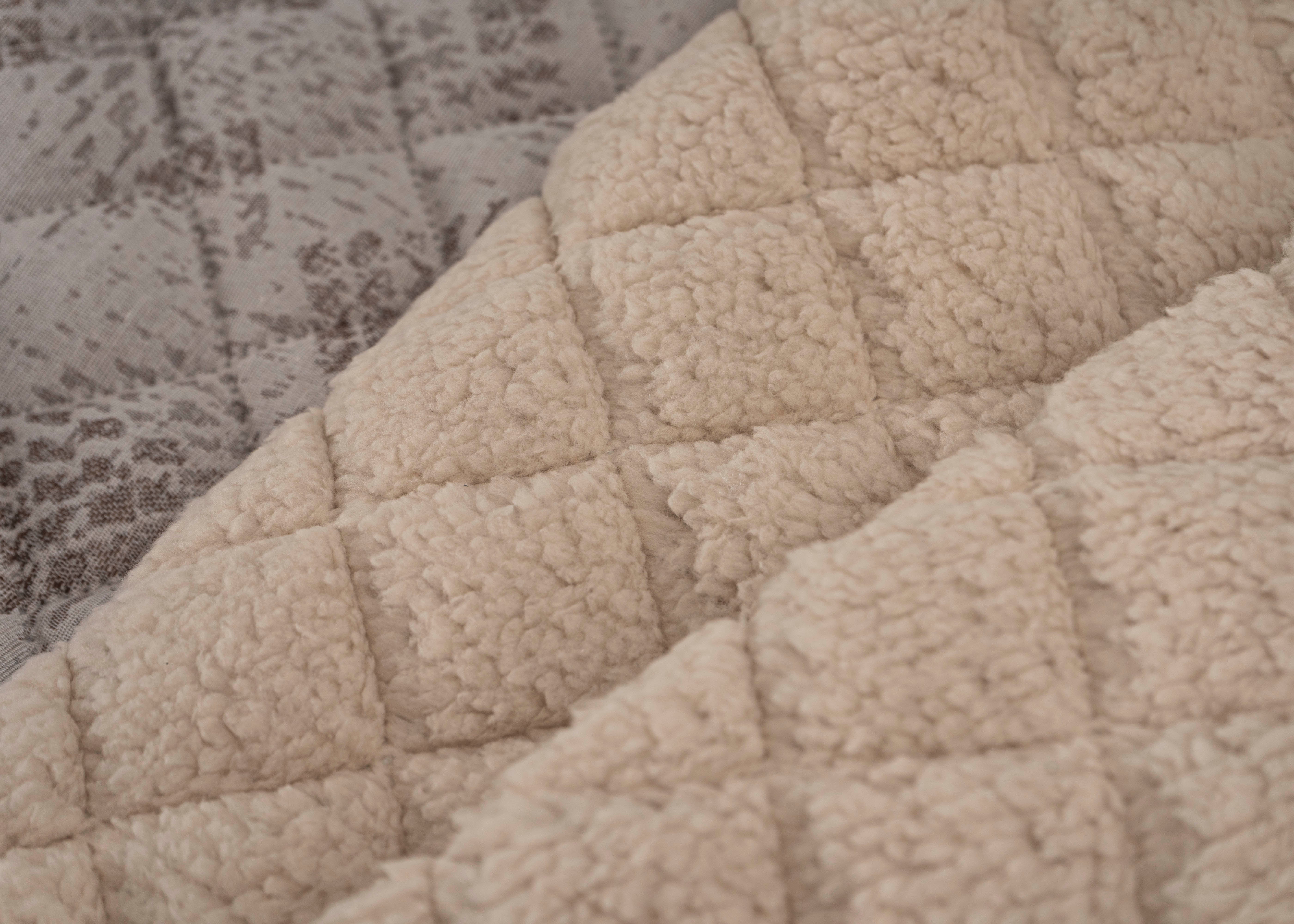 Edredom Pelo de Borrego Jacquard Zurique