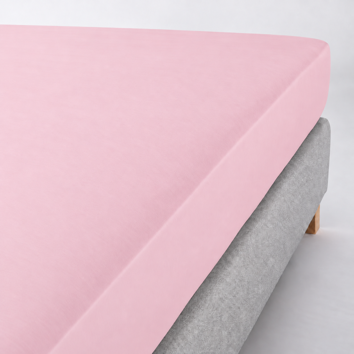 Lençol de Baixo Rosa Bebé Ajustável com Elástico