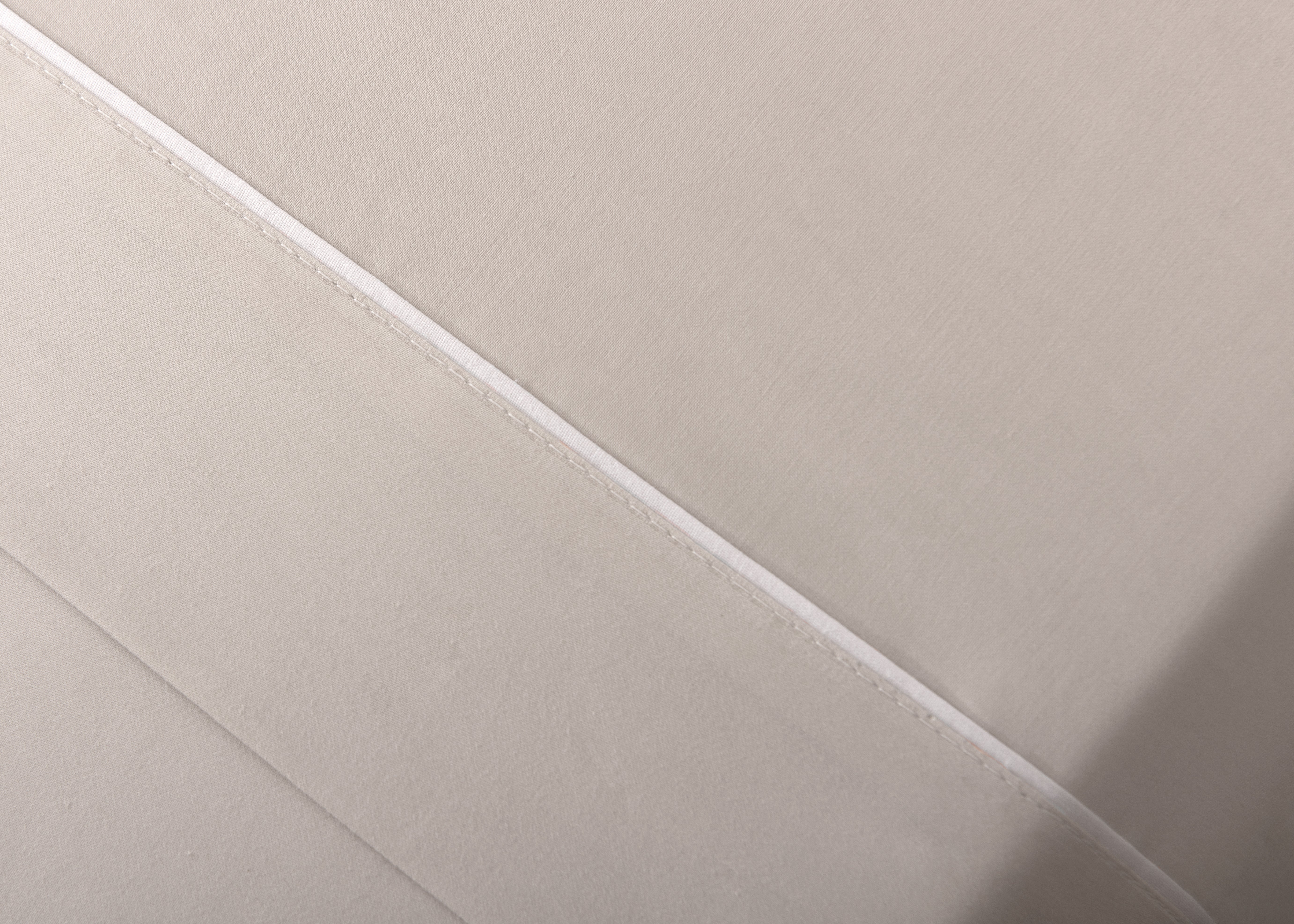 Jogo de Lençóis de Cama Algodão Percal 400 Fios Pérola