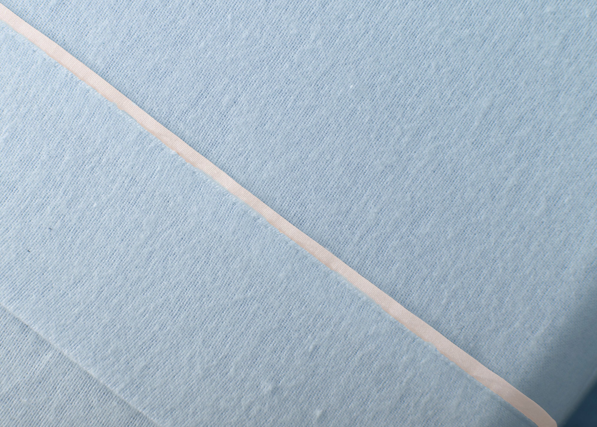 Jogo de Lençóis de Flanela Lisa Azul