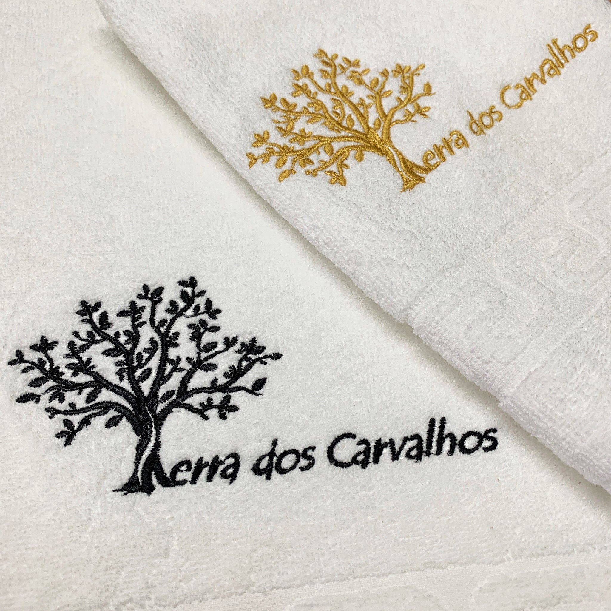 Toalhas Brancas Hotelaria de Luxo Barra Grega - Personalizadas